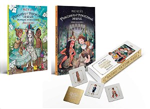 KIT  Princesinhas e principezinhos do Brasil - Livro texto e livro para colorir – Com jogo da memória