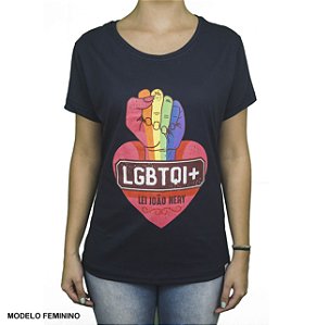 Camiseta LGBTQI+ Lei João Nery