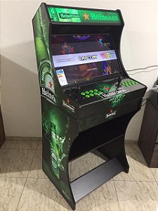 Fliperama Arcade Tela 32" | Base Aberta com Prateleira | 22.000 jogos