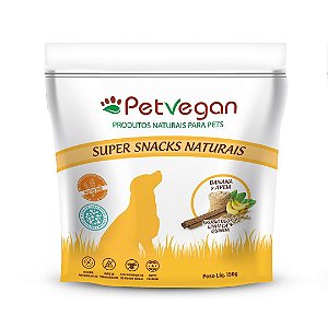 Snacks para Cães Banana e Aveia Probióticos 150g Petvegan