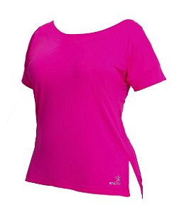 Blusa Canoa com abertura na lateral Dry Fit