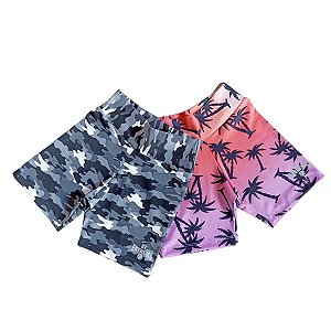 Shorts Beach Tennis Feminino Estampado Suplex