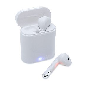 Mini Fone Bluetooth com Case Carregador - 14199-Mini