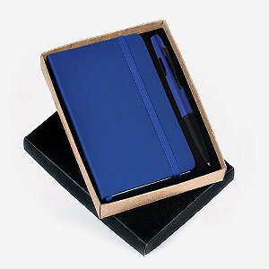 Caderneta P/ Anotações Com Caneta Azul - LE-30733 - AZ