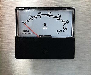 AMPERÍMETRO ANALÓGICO DC 0-1.0A