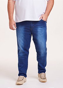 Calça Jeans Slim Médio Plus Size