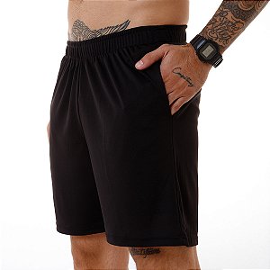 Bermuda Dry Fit Academia Preta