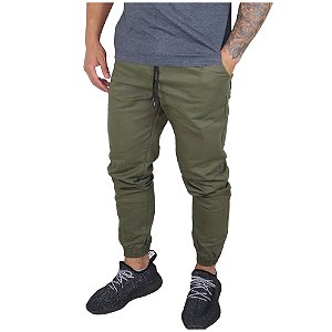 calca jogger verde militar