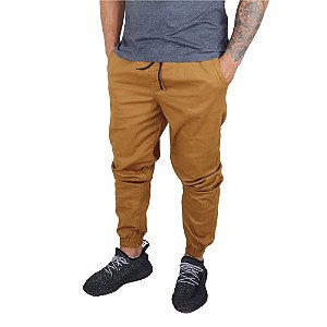 calça jogger caramelo