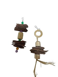Brinquedos para desgaste e diversão de Pássaros e Roedores