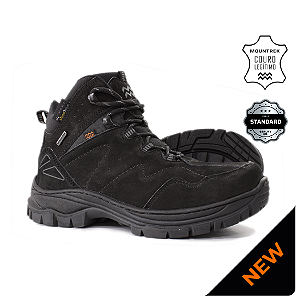 Bota Adventure Mountrek 100% Couro ref 988N cor Preto