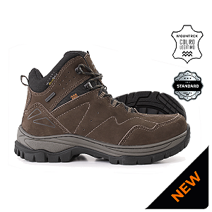 Bota Adventure Mountrek 100% Couro ref 988N cor Café