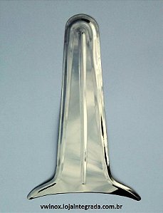 Espelho Tampa Motor Fusca 1968 Até 1969 Inox