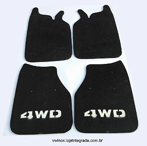 Lameiro Para-barro Toyota Hilux SR5 1994 até 2002 Pick-up ( Kit 4 peças )