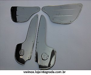 Polaina Americana Inox ( Kit 4 Peças )