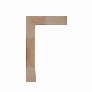 Guarnição de Madeira Eucalipto fingado com emenda para Porta até 82cm