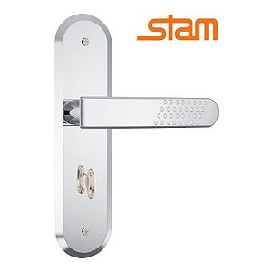 FECHADURA STAM 40MM 1801/21 CROMADA WC PARA PORTAS ABRIR