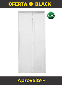 PORTA CAMARÃO LAMBRIL 2,10x0,90 LADO DIREITO LINHA PREMIUM ALUMÍNIO BRANCO LUX