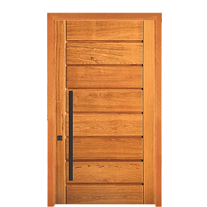 Porta Pivotante Especial 2,45x1,20 e 2,45x1,30 Madeira Cedro-Arana Batente 18 Guarnições Kit Pivô e Fechadura Rolete