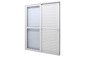 Porta Balcão 3 Folhas Móveis Linha 30 Alumínio Branco com Fechadura - JAP Perfecta Max