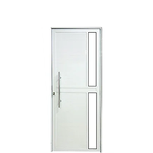Porta Lambril Visor Duplo com Puxador Linha Classic Alumínio Branco Cmc