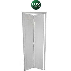 PORTA CAMARÃO ALUMÍNIO BRANCO LAMBRIL LINHA PREMIUM - COMPLETA LUX ESQUADRIAS