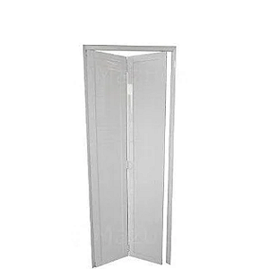 Porta Camarão Alumínio Branco Lambril Linha Premium Lux Esquadrias