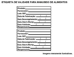 Etiqueta Anvisa Validade Anv, Sif, Alimentos, Comida
