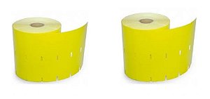 Etiquetas para Gôndolas 100x30mm Amarela - Impressora Argox e Elgin