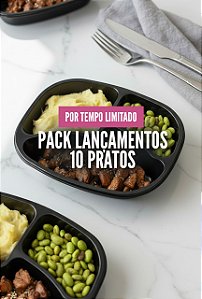 PACK LANÇAMENTOS - 10 PRATOS