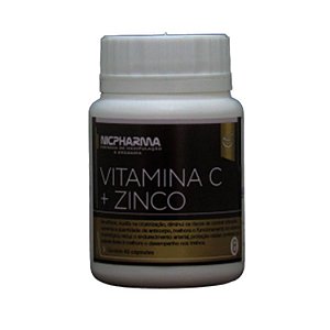 Vitamina C + Zinco 60 cápsulas Nicpharma