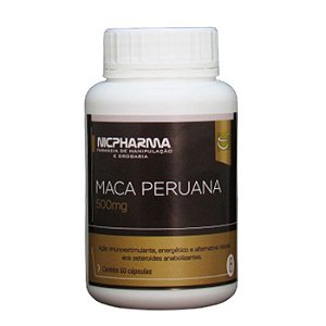 Maca Peruana 500mg 60 cápsulas Nicpharma