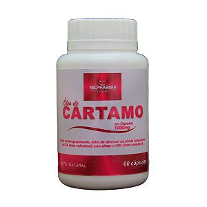 Óleo de Cártamo 1000mg 60cps Nicpharma