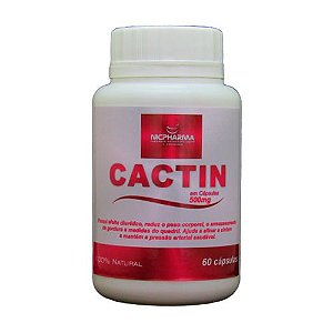Cactin 500mg 60 cápsulas Nicpharma