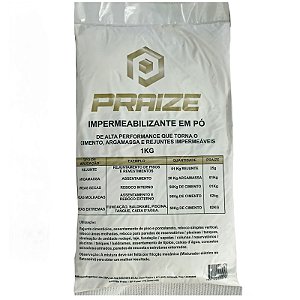 PRAIZE Impermeabilizante de alta performance em pó 01Kg