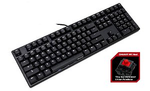 Teclado Mecânico Ducky Channel ONE Switch Vermelho Iluminação Branca (DKON1508S-RUSPDAAW1)