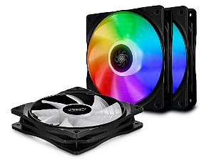 Case Fan Deepcool  CF 120 3 Fans (3X1) -  DP-FA-RGB-CF120-3