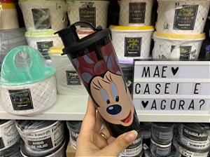 Copo com Bico 470ml Minnie Preto