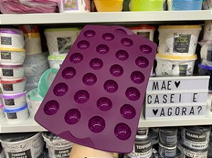 Forma de Silicone Bombom