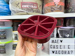 Forma de Gelo Triangular Vinho