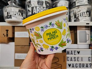 Tupper Caixa Milho para Pipoca Floral 1 kg / 1,1 l