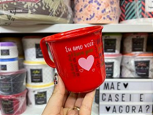 Caneca 350 ml Eu Amo Você