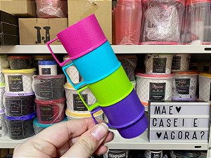 Kit 4 Unid. Mini Canecas 40 ml - Miniaturas Tupperware