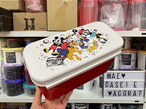 Visual Box Mini Retangular Alto Mickey e Amigos Música 2,6 L