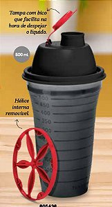 Quick Shake II 500 ml - Preto com Vermelho