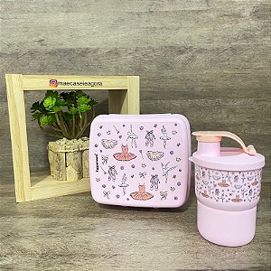 Kit Bailarina - Copo 225 ml + Tupper Snack Pequeno