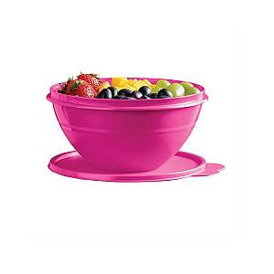 Tigela Maravilhosa 1 Litro Rosa Tampa Rosa