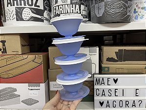 Kit 4 Unid. Tacinha 130 ml Azul Serenity