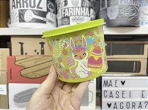 Tupper Redondinha 500 ml Páscoa Verde