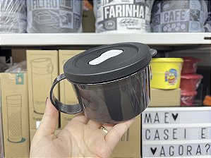 Caneca Cristalwave Redonda 470ml Preta
